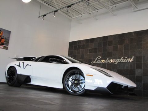 Bianco Isis (White) 2010 Lamborghini Murcielago LP670-4 SV Bianco Isis (White) 2010 Lamborghini Murcielago LP670-4 SV