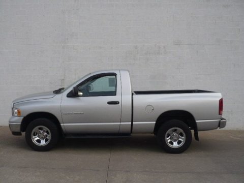 Bright Silver Metallic 2004 Dodge Ram 1500 SLT Regular Cab 4x4 Bright Silver Metallic 2004 Dodge Ram 1500 SLT Regular Cab 4x4