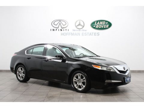Crystal Black Pearl 2009 Acura TL 3.5