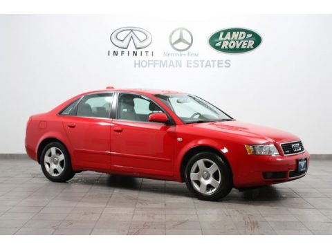 Brilliant Red 2004 Audi A4 1.8T quattro Sedan Brilliant Red 2004 Audi A4 1.8T quattro Sedan