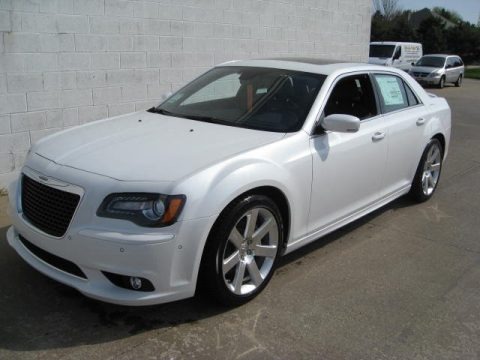 Ivory Tri-Coat Pearl 2012 Chrysler 300 SRT8