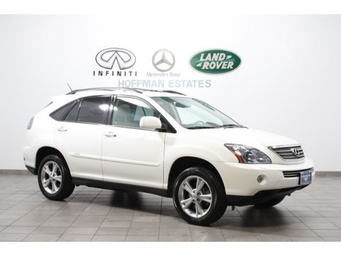 Crystal White 2008 Lexus RX 400h AWD Hybrid