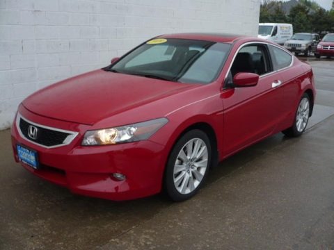 San Marino Red 2009 Honda Accord EX-L V6 Coupe San Marino Red 2009 Honda Accord EX-L V6 Coupe