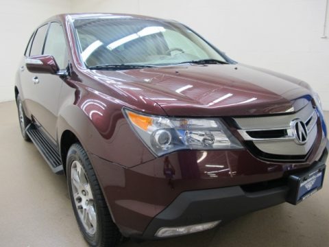 Dark Cherry Red Pearl 2007 Acura MDX Technology Dark Cherry Red Pearl 2007 Acura MDX Technology