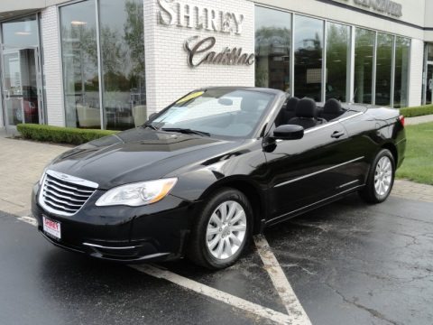 Black 2011 Chrysler 200 Touring Convertible