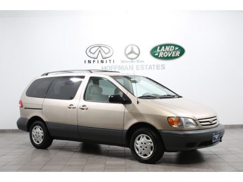 Desert Sand Mica 2002 Toyota Sienna LE