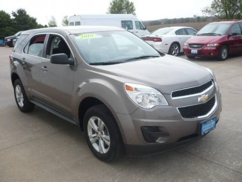 Mocha Steel Metallic 2010 Chevrolet Equinox LS