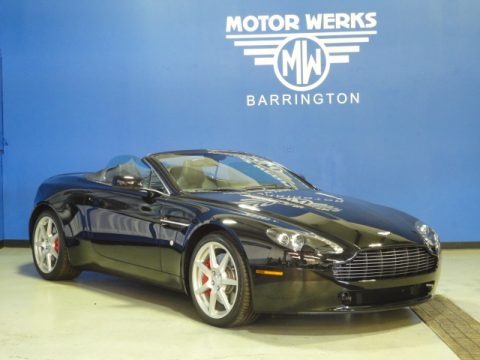 Black 2008 Aston Martin V8 Vantage Roadster Black 2008 Aston Martin V8 Vantage Roadster