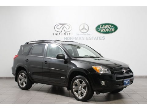 Black 2010 Toyota RAV4 Sport 4WD Black 2010 Toyota RAV4 Sport 4WD