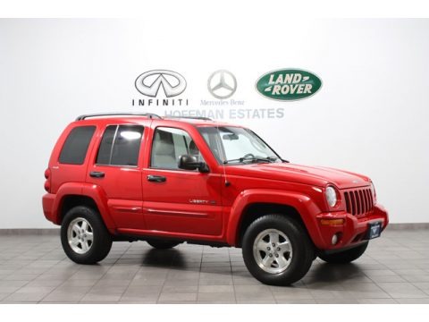 Flame Red 2002 Jeep Liberty Limited 4x4 Flame Red 2002 Jeep Liberty Limited 4x4