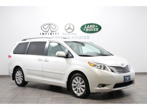 Super White 2011 Toyota Sienna Limited AWD