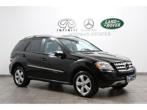 Black 2009 Mercedes-Benz ML 350 4Matic