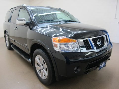 Galaxy Black Metallic 2009 Nissan Armada SE 4WD