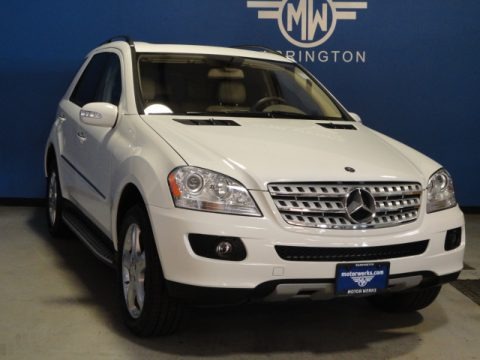 Arctic White 2008 Mercedes-Benz ML 350 4Matic