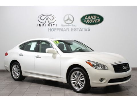Moonlight White 2012 Infiniti M 37x AWD Sedan Moonlight White 2012 Infiniti M 37x AWD Sedan