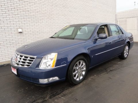 Blue Diamond Tricoat 2009 Cadillac DTS 