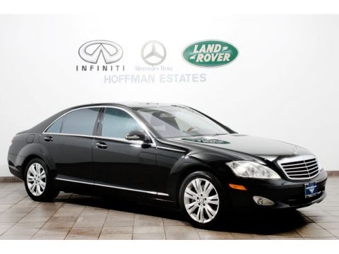 Black 2009 Mercedes-Benz S 550 4Matic Sedan