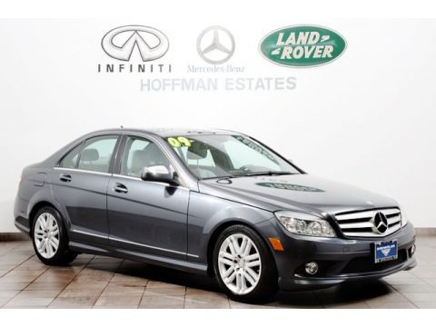 Steel Grey Metallic 2009 Mercedes-Benz C 300 4Matic Sport Steel Grey Metallic 2009 Mercedes-Benz C 300 4Matic Sport