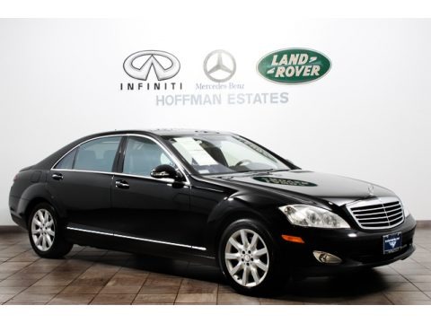 Black 2008 Mercedes-Benz S 550 4Matic Sedan