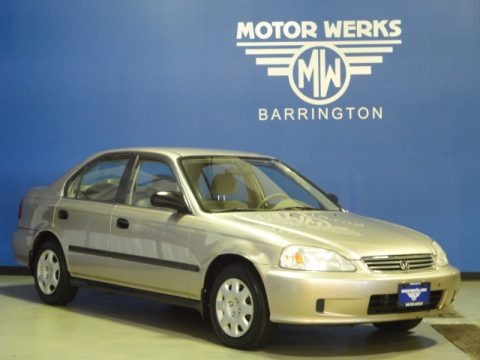 Titanium Metallic 2000 Honda Civic LX Sedan