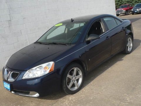 Midnight Blue Metallic 2008 Pontiac G6 V6 Sedan Midnight Blue Metallic 2008 Pontiac G6 V6 Sedan