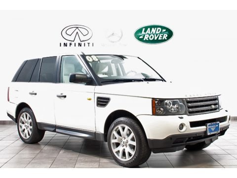 Alaska White 2008 Land Rover Range Rover Sport HSE Alaska White 2008 Land Rover Range Rover Sport HSE