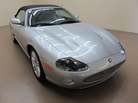 Platinum Silver Metallic 2005 Jaguar XK XKR Convertible Platinum Silver Metallic 2005 Jaguar XK XKR Convertible