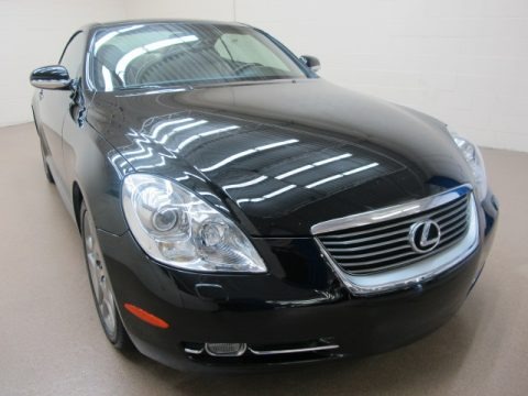 Obsidian Black 2008 Lexus SC 430 Convertible