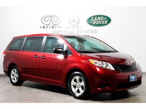 Salsa Red Pearl 2011 Toyota Sienna V6