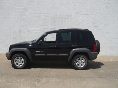 Black Clearcoat 2003 Jeep Liberty Sport 4x4 Black Clearcoat 2003 Jeep Liberty Sport 4x4