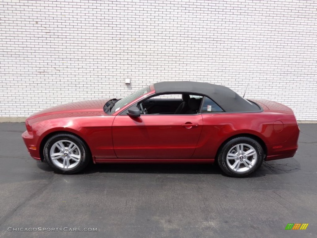 2014 Ford Mustang V6 Convertible In Ruby Red Photo 19 205750