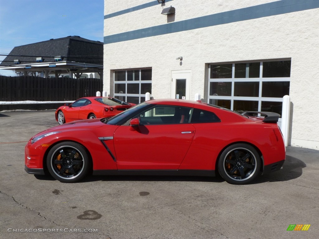 2014 GT-R Black Edition - Solid Red / Black Edition Black/Red photo #2