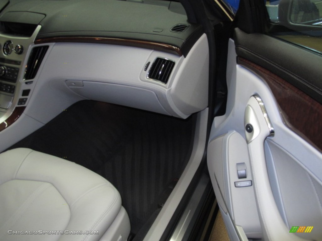 2013 CTS 4 AWD Coupe - Thunder Gray ChromaFlair / Light Titanium/Ebony photo #19