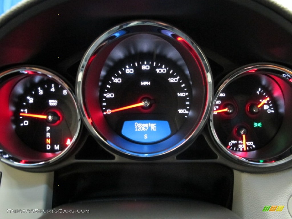 2013 CTS 4 AWD Coupe - Thunder Gray ChromaFlair / Light Titanium/Ebony photo #24