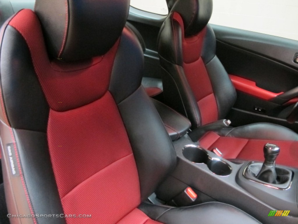 2012 Genesis Coupe 3.8 R-Spec - Tsukuba Red / Black Leather/Red Cloth photo #22