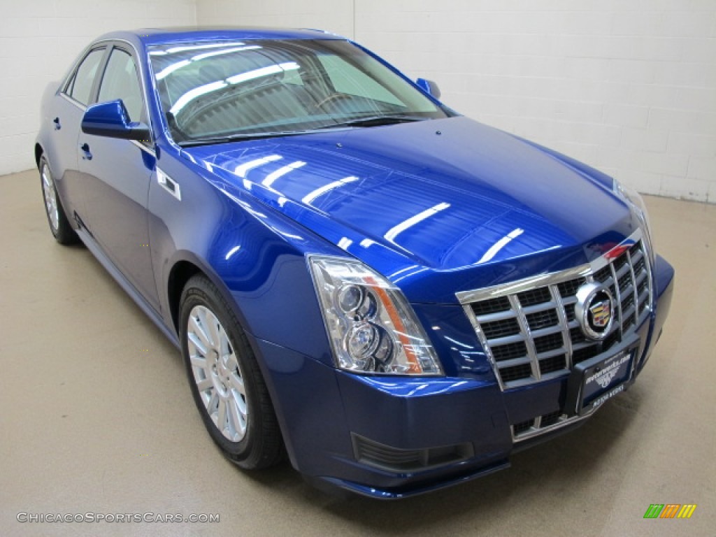 2012 CTS 4 3.0 AWD Sedan - Opulent Blue Metallic / Cashmere/Cocoa photo #1