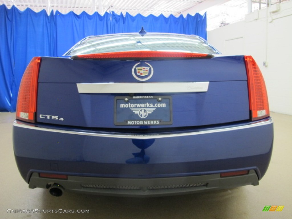 2012 CTS 4 3.0 AWD Sedan - Opulent Blue Metallic / Cashmere/Cocoa photo #8