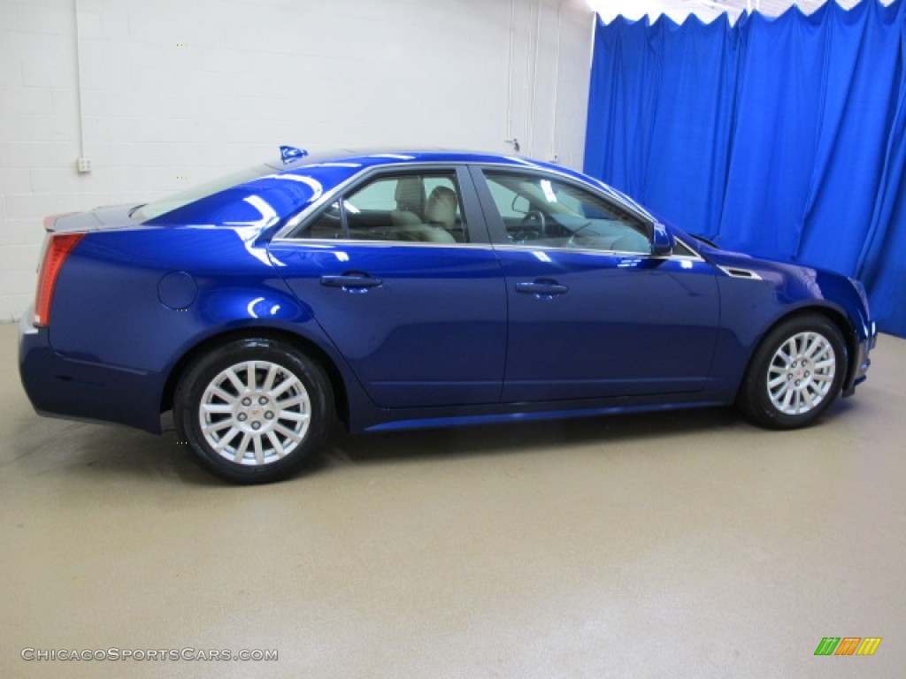 2012 CTS 4 3.0 AWD Sedan - Opulent Blue Metallic / Cashmere/Cocoa photo #10