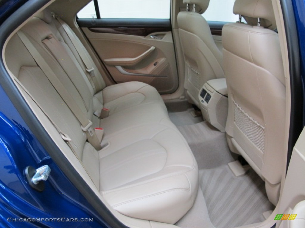 2012 CTS 4 3.0 AWD Sedan - Opulent Blue Metallic / Cashmere/Cocoa photo #21