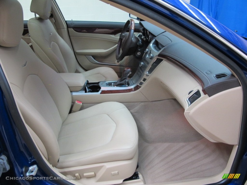 2012 CTS 4 3.0 AWD Sedan - Opulent Blue Metallic / Cashmere/Cocoa photo #23