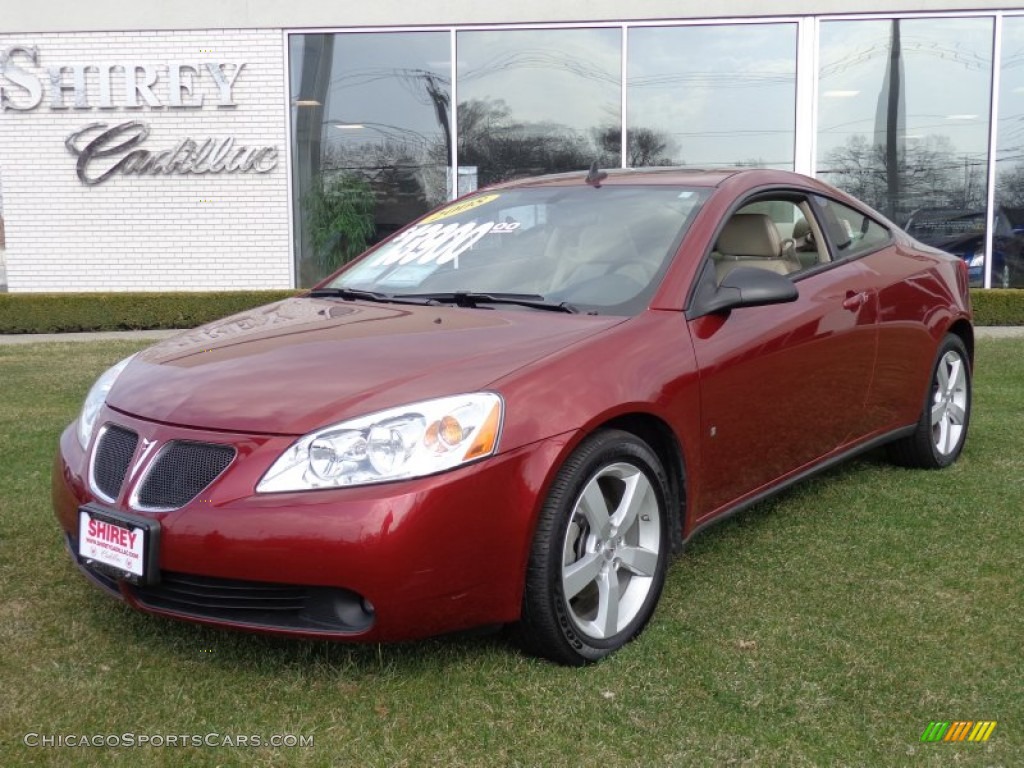 2008 G6 GT Coupe - Performance Red Metallic / Light Taupe photo #1