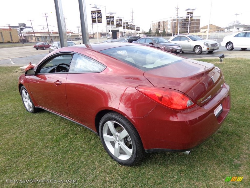 2008 G6 GT Coupe - Performance Red Metallic / Light Taupe photo #6