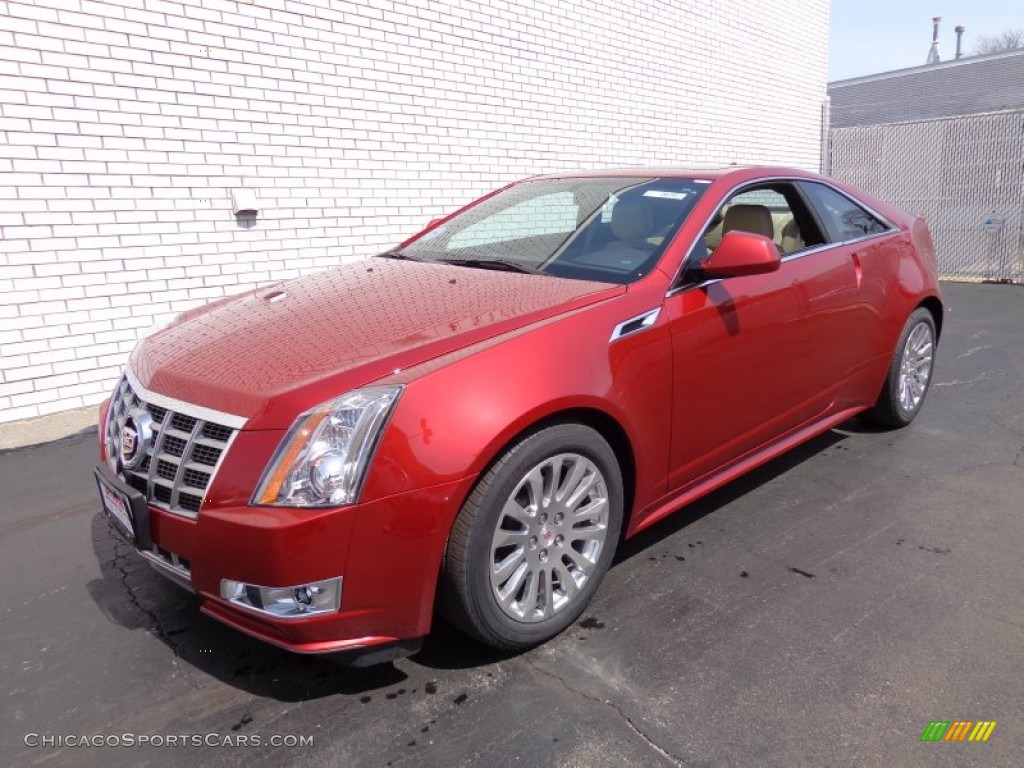 2014 CTS Coupe - Red Obsession Tintcoat / Cashmere/Ebony photo #1