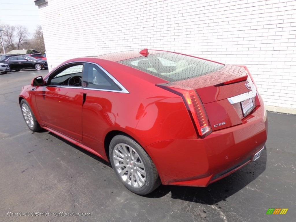 2014 CTS Coupe - Red Obsession Tintcoat / Cashmere/Ebony photo #6