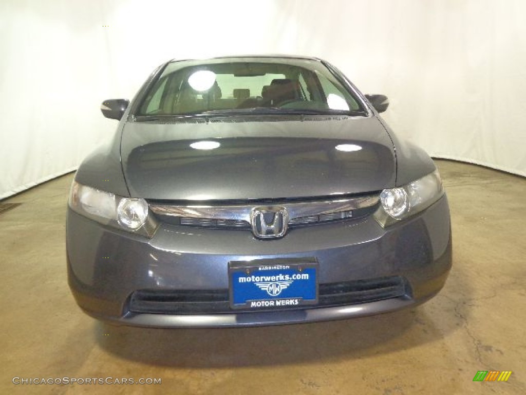 2008 Civic Hybrid Sedan - Magnetic Pearl / Blue photo #2