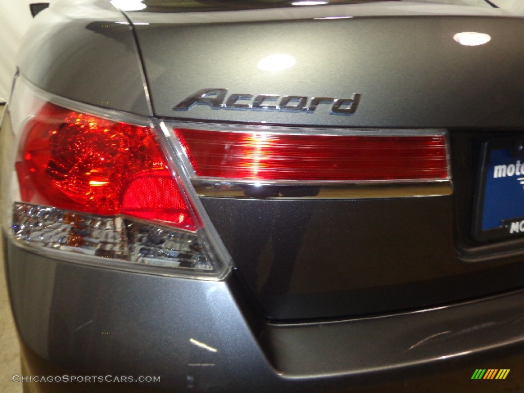 2012 Accord LX Premium Sedan - Polished Metal Metallic / Gray photo #12