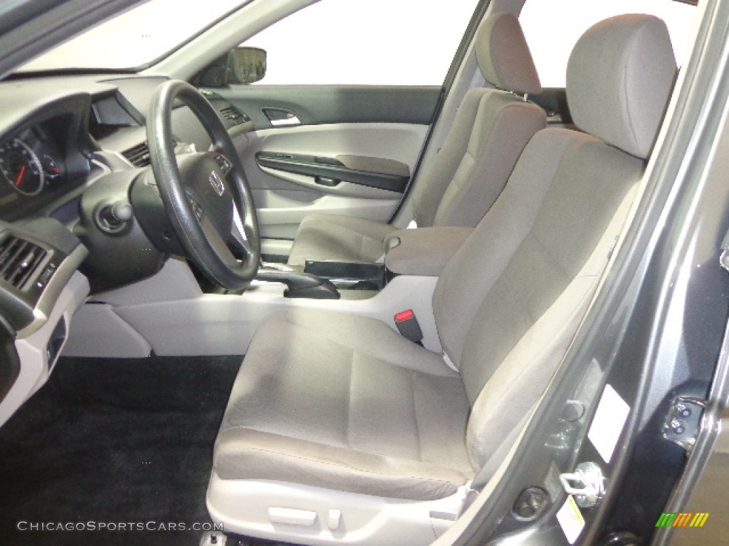 2012 Accord LX Premium Sedan - Polished Metal Metallic / Gray photo #23