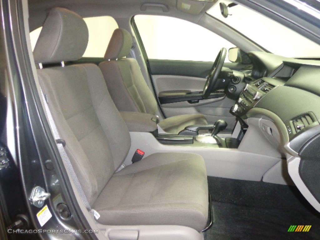2012 Accord LX Premium Sedan - Polished Metal Metallic / Gray photo #36
