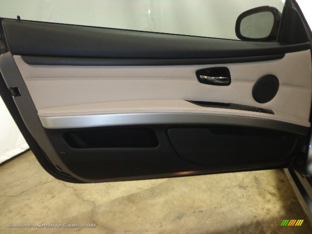 2011 3 Series 328i xDrive Coupe - Space Gray Metallic / Oyster/Black Dakota Leather photo #22