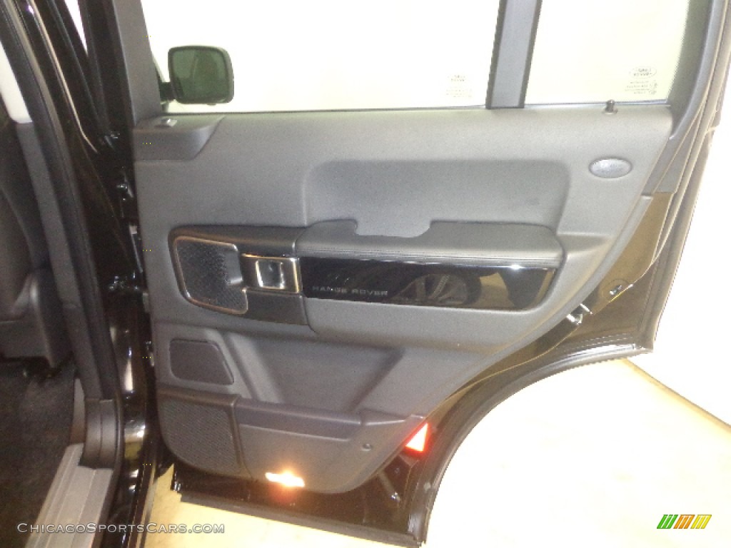 2012 Range Rover Supercharged - Santorini Black Metallic / Jet photo #32